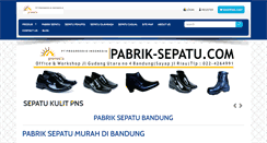 Desktop Screenshot of pabrik-sepatu.com
