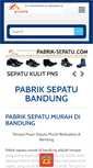 Mobile Screenshot of pabrik-sepatu.com